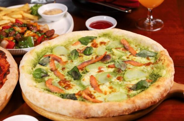 Pizza tại nhà hàng Le Soleil